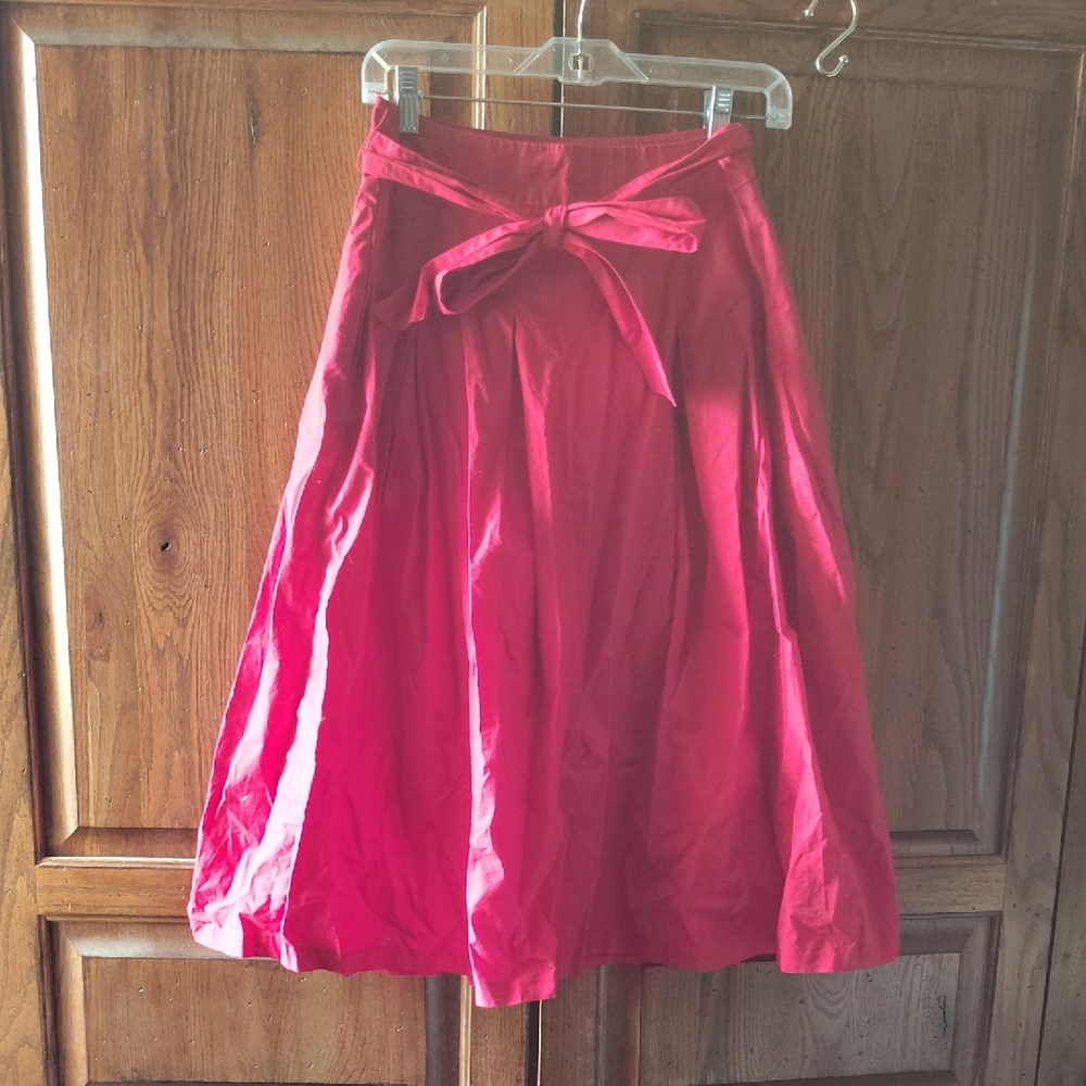 Deep Red TALBOT'S skirt Size 2